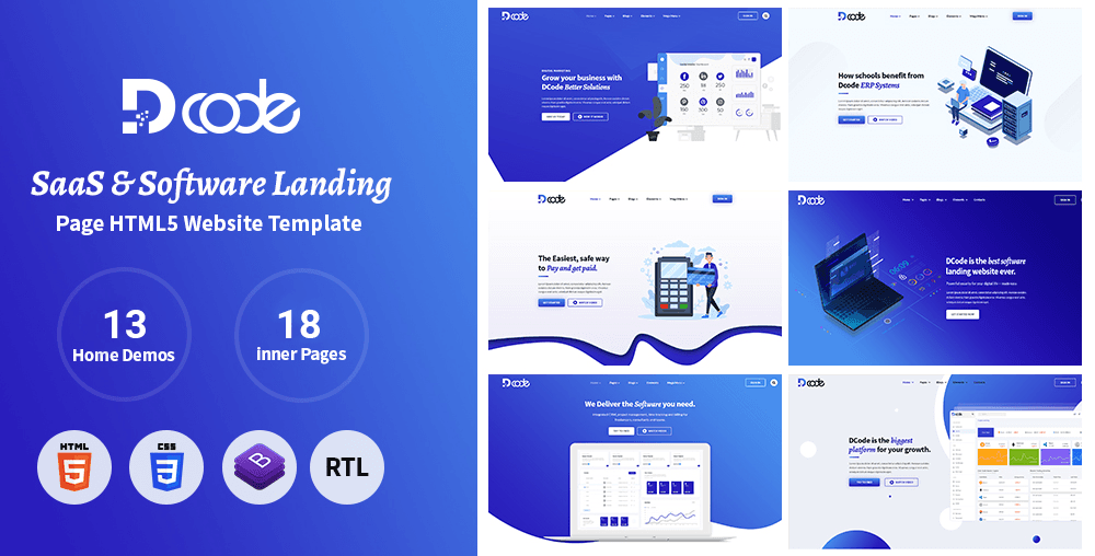 Crisp SaaS & Startup Website Template