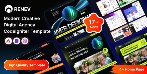 Premium Creative Agency Website Template
